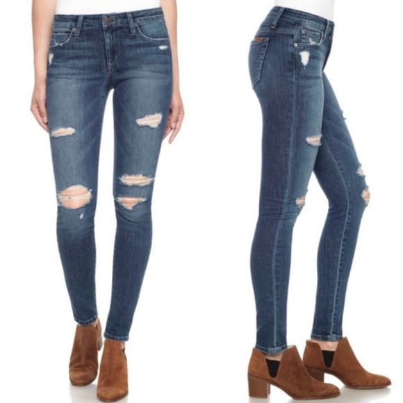 Joe's Jeans Denim - JOE’S JEANS ICON Vivian Distressed Skinny Jeans 31